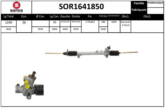 Steering Gear (SOR1641850)