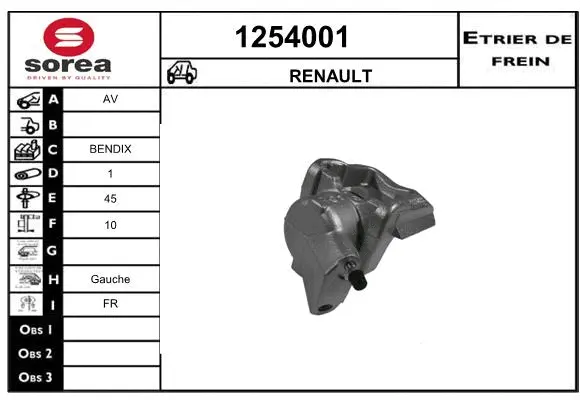 Brake Caliper (1254001)
