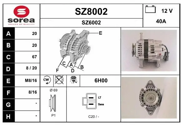 Alternator (SZ8002)