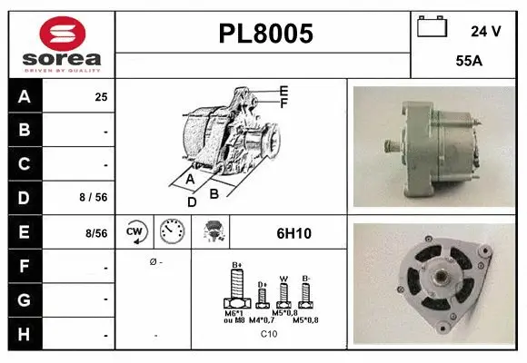 Alternator (PL8005)