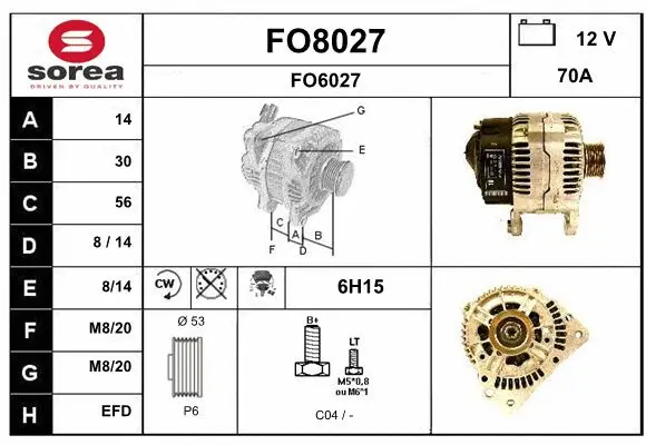 Alternator (FO8027)
