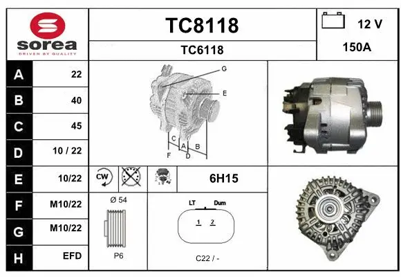 Alternator (TC8118)