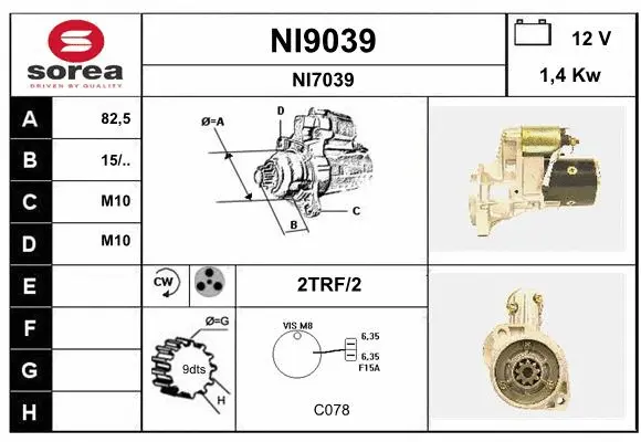 Starter (NI9039)