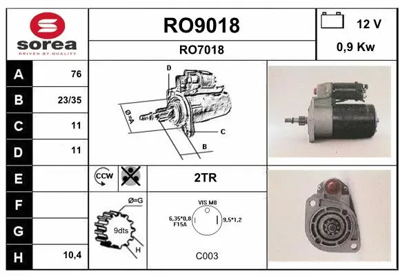 Starter (RO9018)