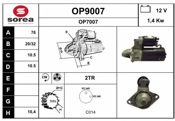 Starter (OP9007)