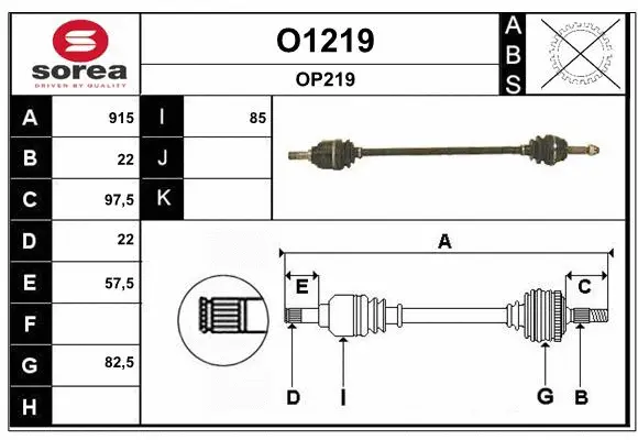 Drive Shaft (O1219)