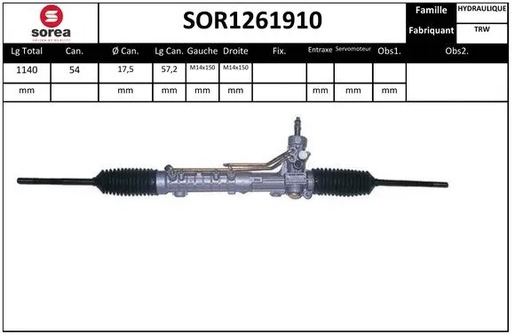 Steering Gear (SOR1261910)