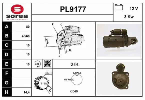 Starter (PL9177)