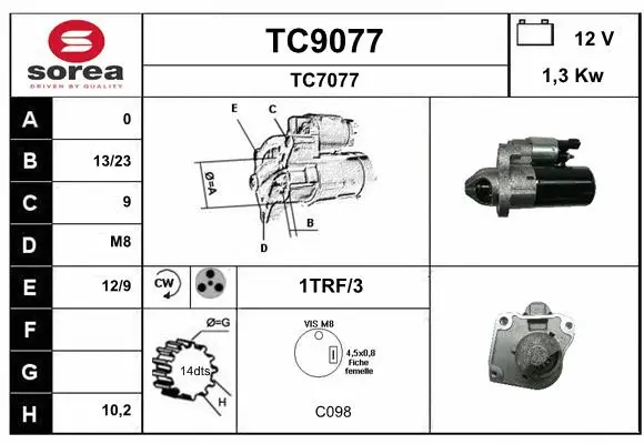 Starter (TC9077)
