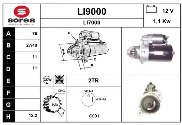 Starter (LI9000)