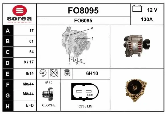 Alternator (FO8095)