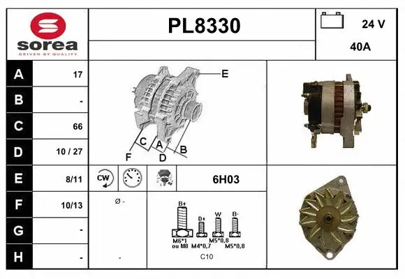Alternator (PL8330)