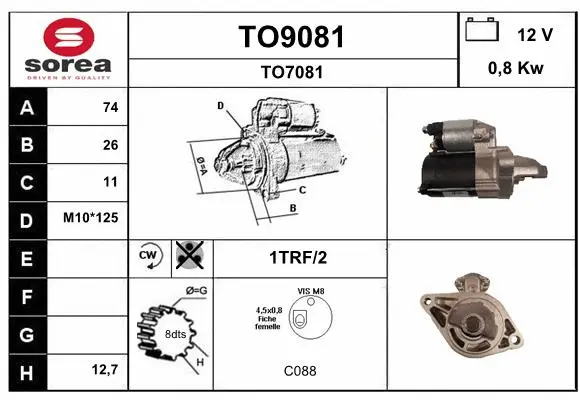 Starter (TO9081)