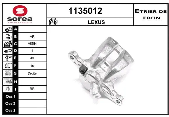 Brake Caliper (1135012)