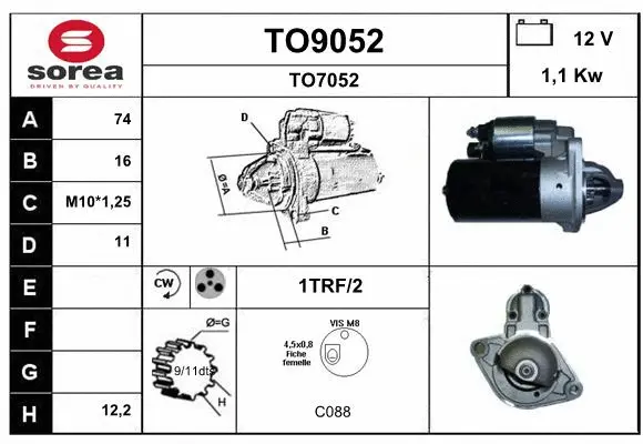 Starter (TO9052)