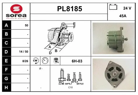 Alternator (PL8185)