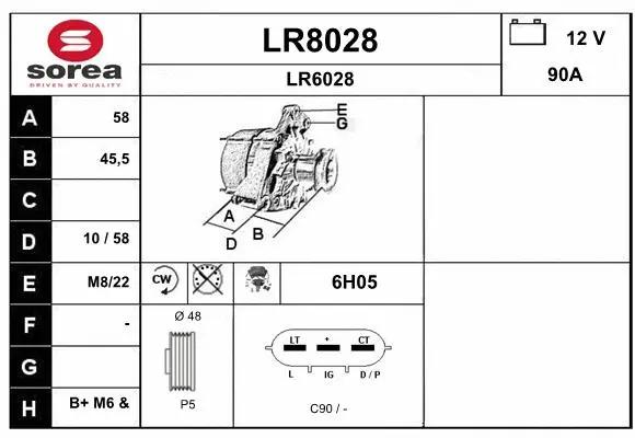 Alternator (LR8028)