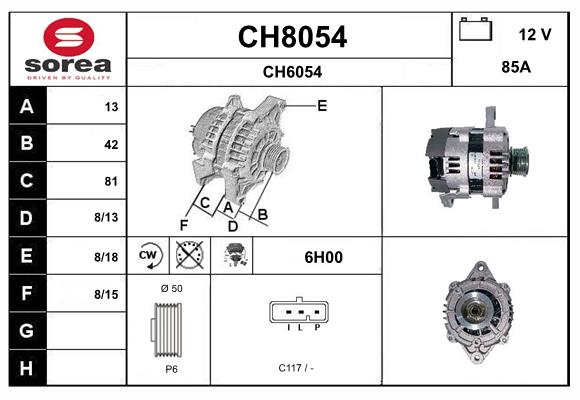 Alternator (CH8054)