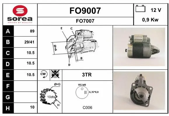 Starter (FO9007)