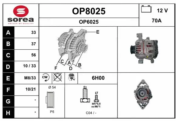 Alternator (OP8025)