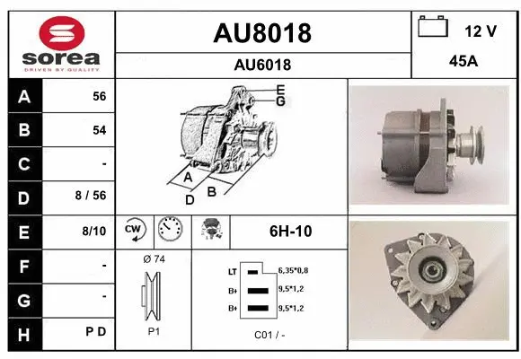 Alternator (AU8018)