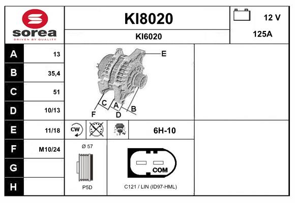 Alternator (KI8020)