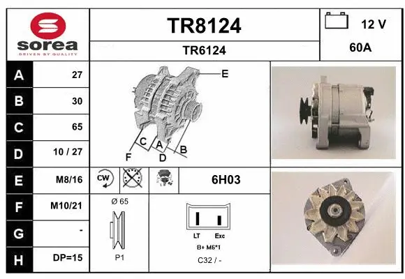 Alternator (TR8124)