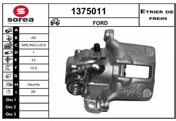 Brake Caliper (1375011)