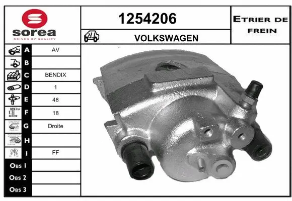 Brake Caliper (1254206)