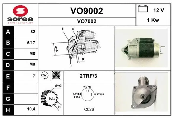 Starter (VO9002)