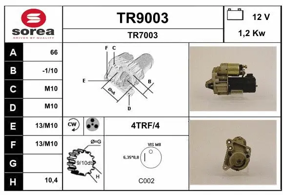 Starter (TR9003)