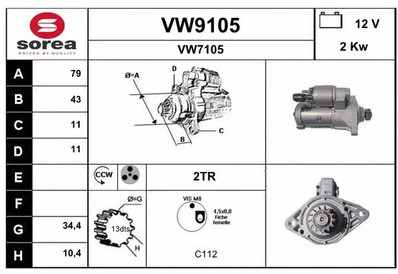 Starter (VW9105)