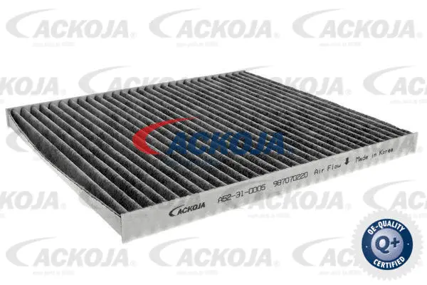 Filter, cabin air (A52-31-0005)