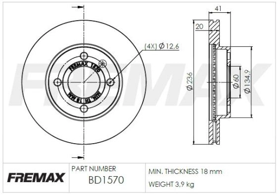 Brake Disc (BD-1570)