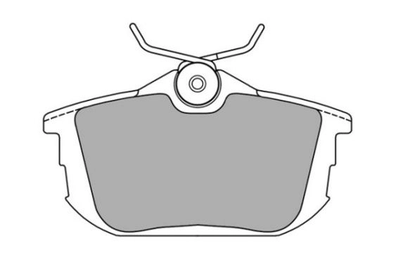 Brake Pad Set, disc brake (FBP-1052)