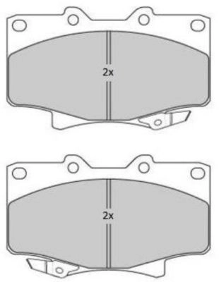 Brake Pad Set, disc brake (FBP-1753)