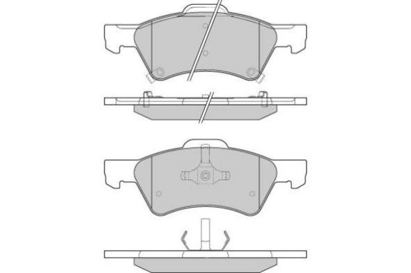 Brake Pad Set, disc brake (FBP-1730)