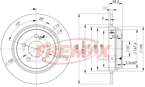 Brake Disc (BD-3055)