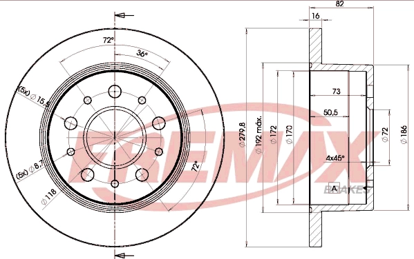 Brake Disc (BD-3806)