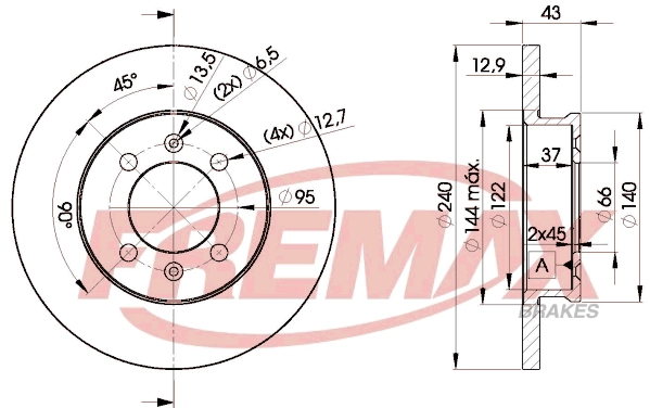Brake Disc (BD-8405)