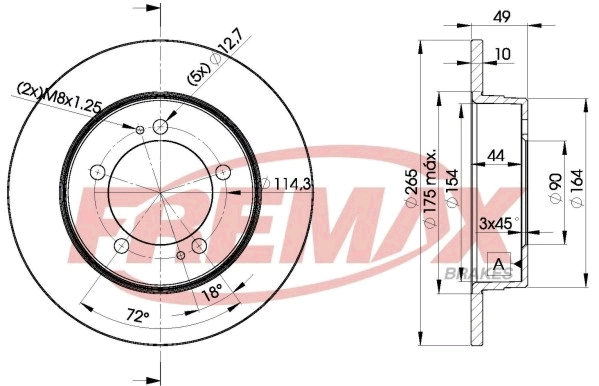 Brake Disc (BD-9284)
