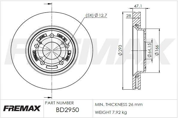 Brake Disc (BD-2950)