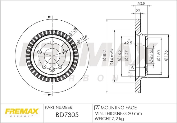 Brake Disc (BD-7305)