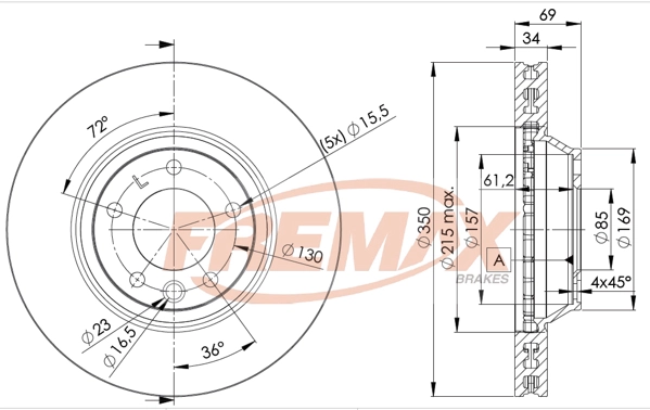 Brake Disc (BD-3323)