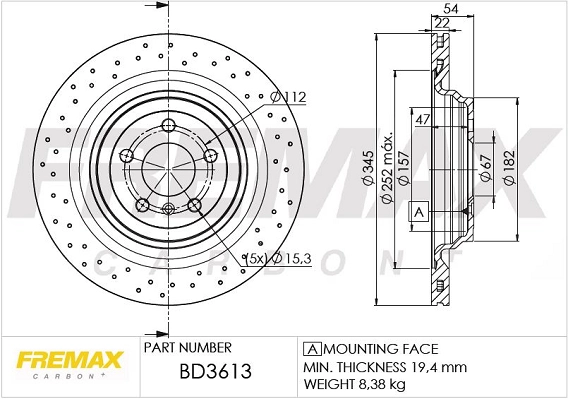 Brake Disc (BD-3613)