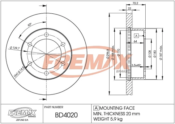 Brake Disc (BD-4020)