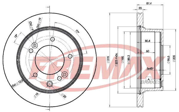 Brake Disc (BD-8411)