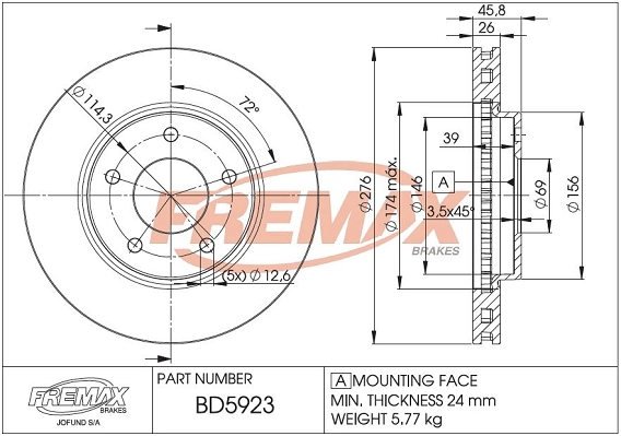 Brake Disc (BD-5923)