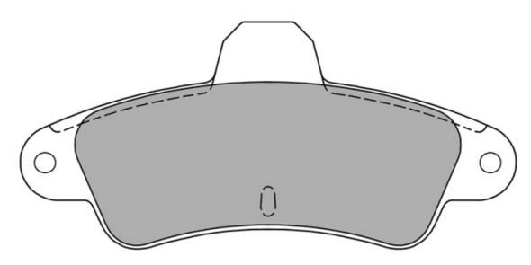 Brake Pad Set, disc brake (FBP-0879)