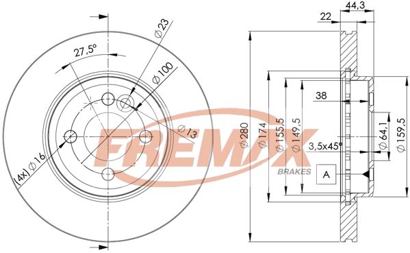 Brake Disc (BD-2893)